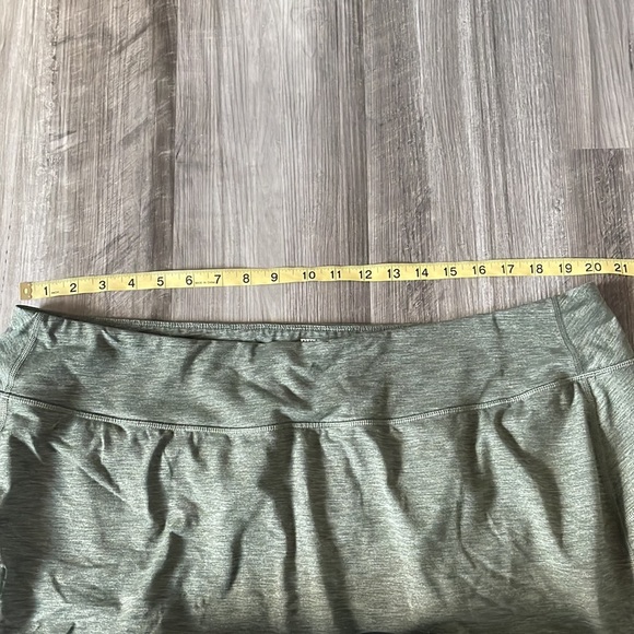 Duluth Trading 2X skirt skort womens plus walking casual blue white stripe green - Picture 11 of 13